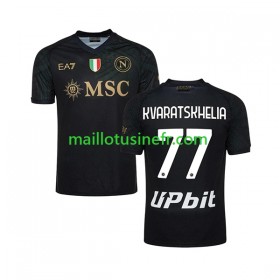 Maillot de Foot SSC Naples KVARATSKHELIA 77 Troisième 2023-24